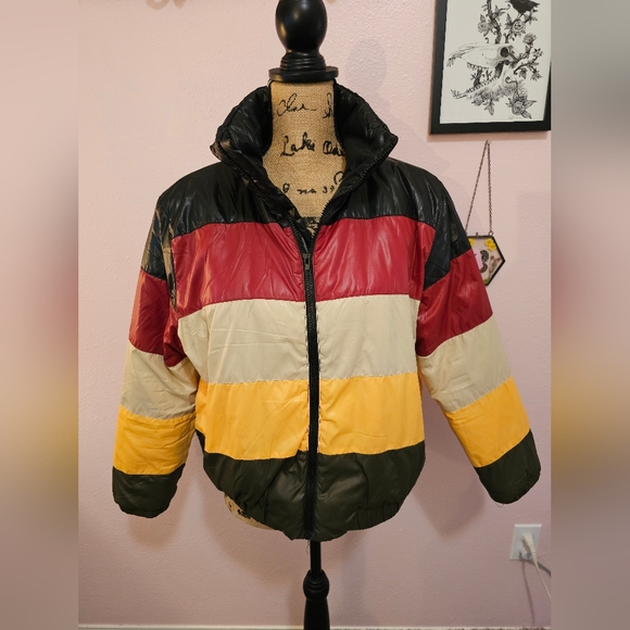 Colorblock Puffer Jacket - Picture 1 of 10